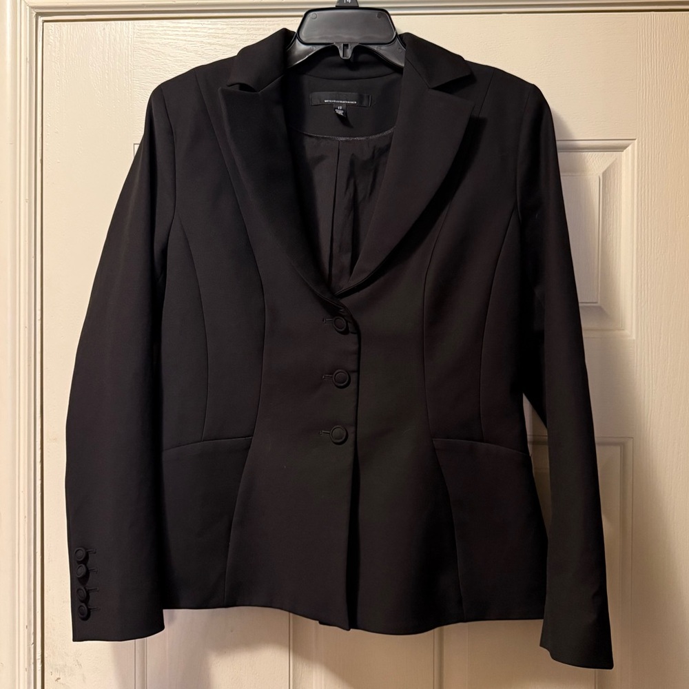 White House Black Market Black Blazer